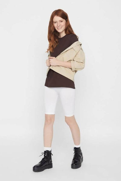 London midi shorts - Hvid - PIECES - Hvid 3