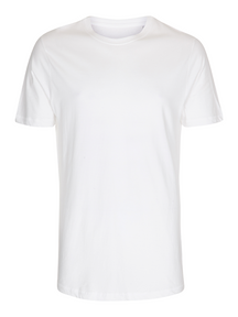 Long T-shirt - Hvid
