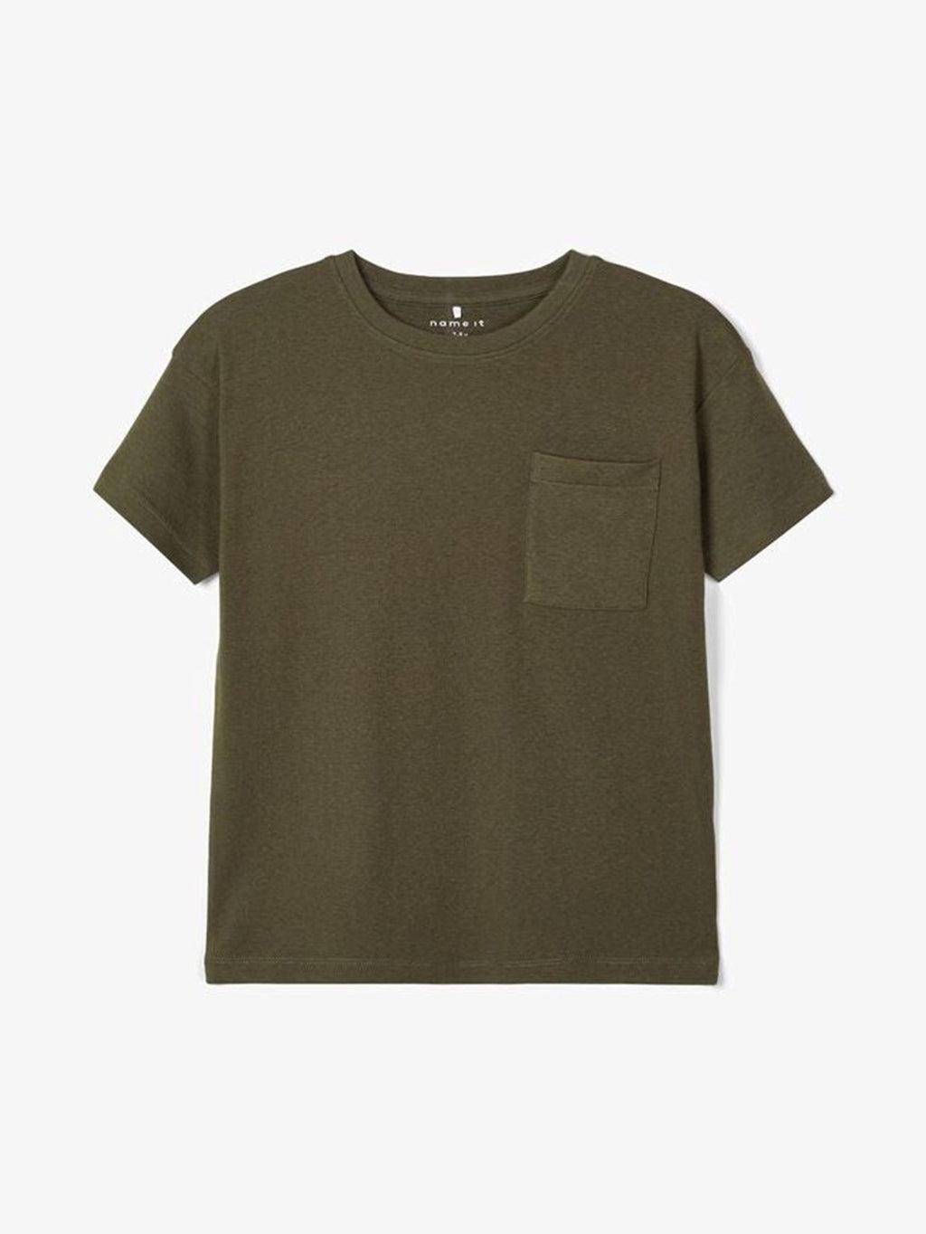 Loose fit t-shirt - Mørkegrøn