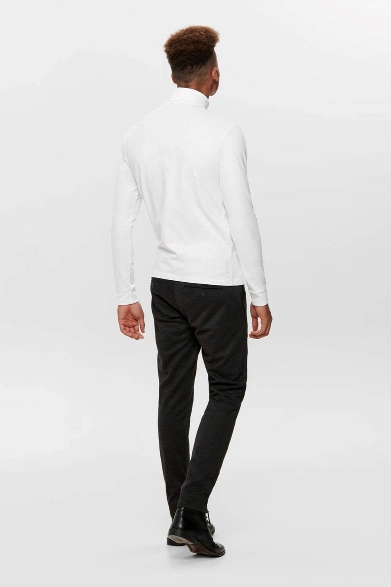 Mark Pants - Grey Pinestripe - Only & Sons - Grå 2