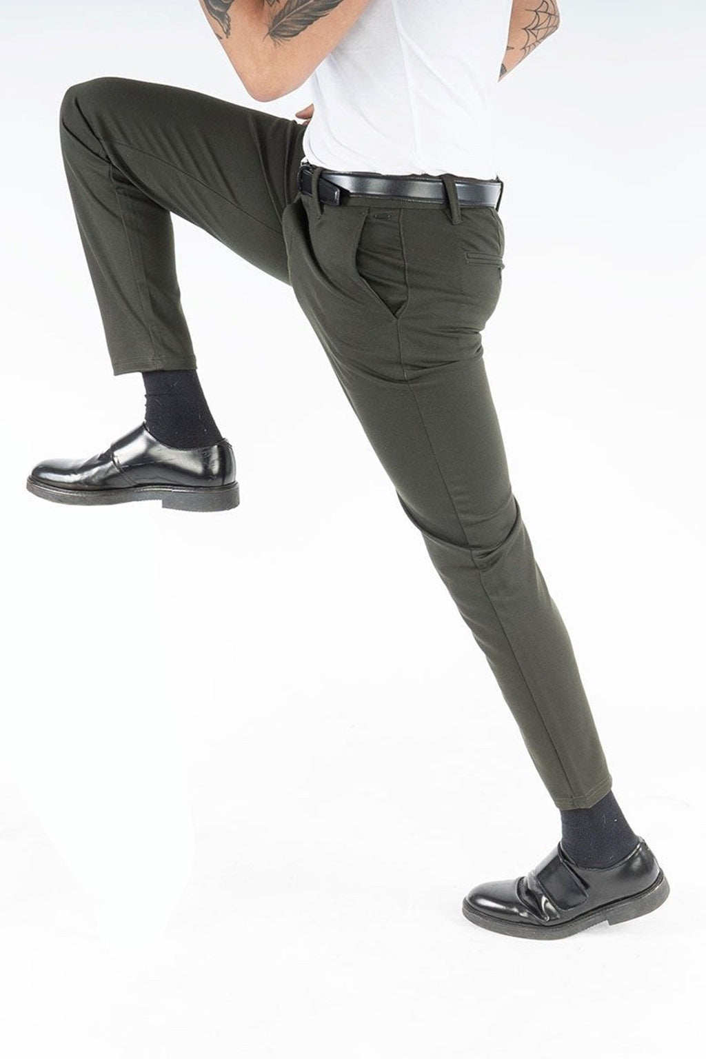 Mark Pants - Rosin Green (stræk bukser)