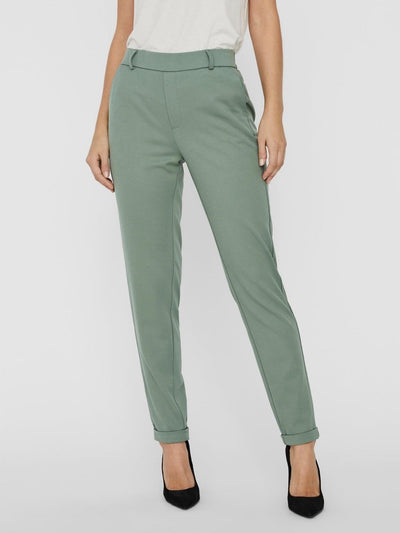 Maya Pants (bred model) - Laurel Wreath - Vero Moda - Grøn 4
