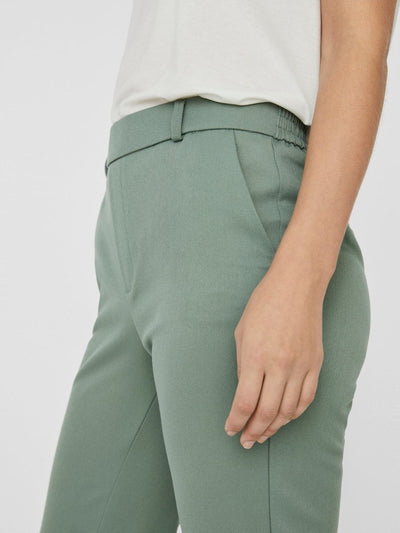 Maya Pants (bred model) - Laurel Wreath - Vero Moda - Grøn 5