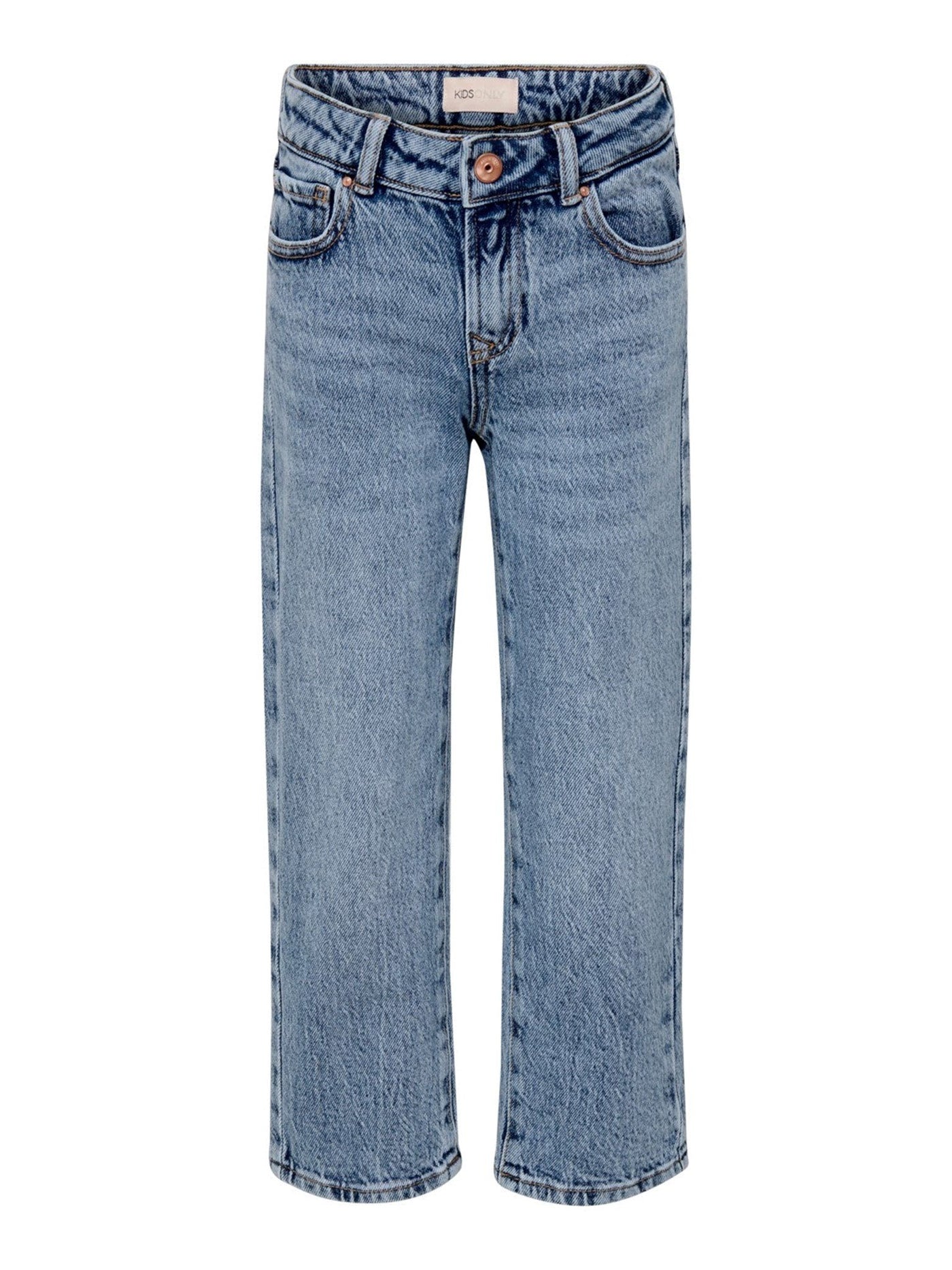 Megan Wide Jeans - Medium Blue Denim - Kids Only - Blå