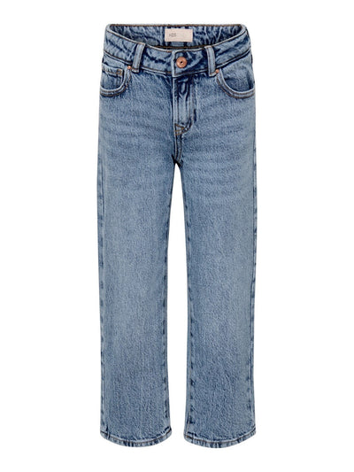 Megan Wide Jeans - Medium Blue Denim - Kids Only - Blå