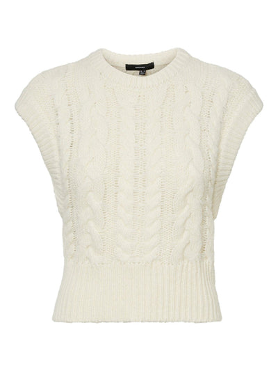Melanie Vest - Birch - Vero Moda - Hvid 2
