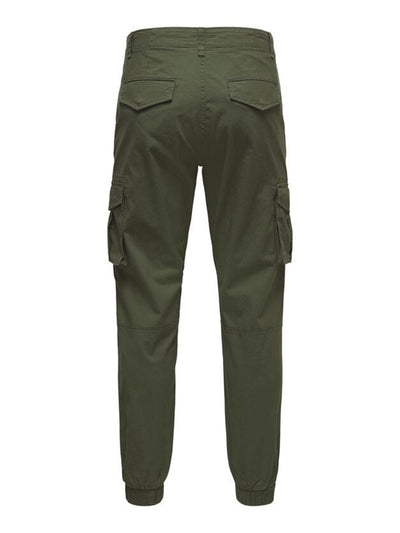 Mike cargo pants - Oliven - Only & Sons - Grøn 4