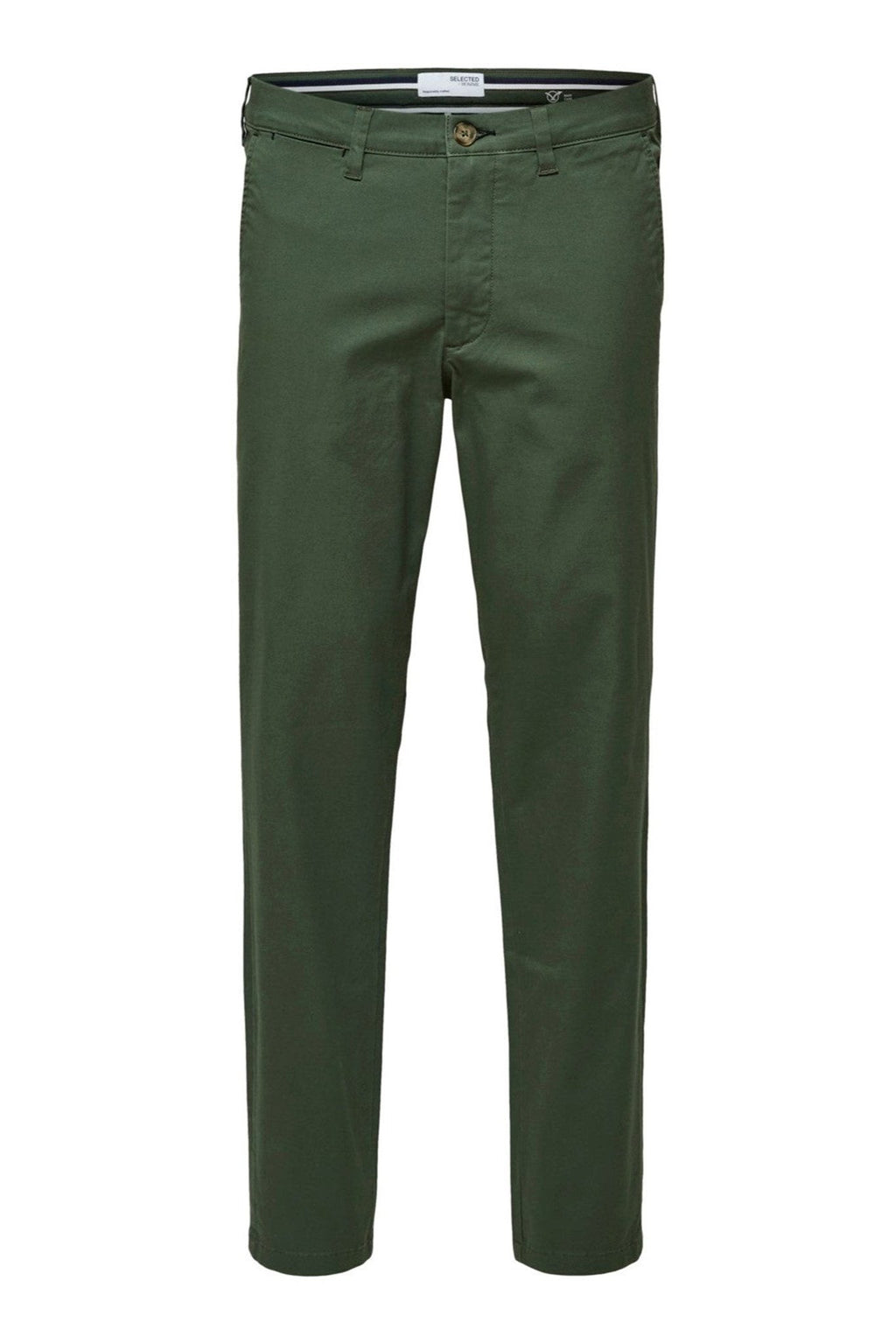 Miles Flex Chino Pants - Bronze Grøn (økologisk bomuld)