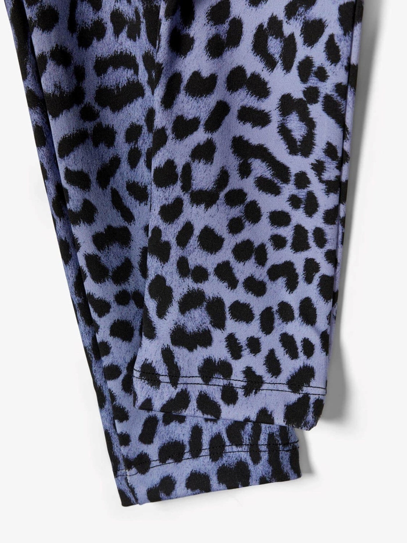 Mønstrede leggings - Blå leopard - Name It - Blå 3