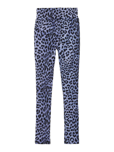 Mønstrede leggings - Blå leopard - Name It - Blå