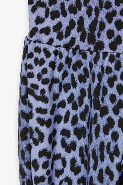 Mønstrede leggings - Blå leopard - Name It - Blå 4