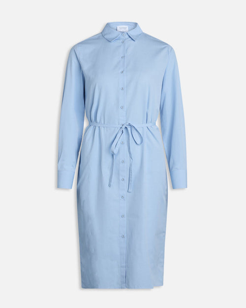 Morika Lang Skjortekjole - Medium Blå - Sisters Point - Blå