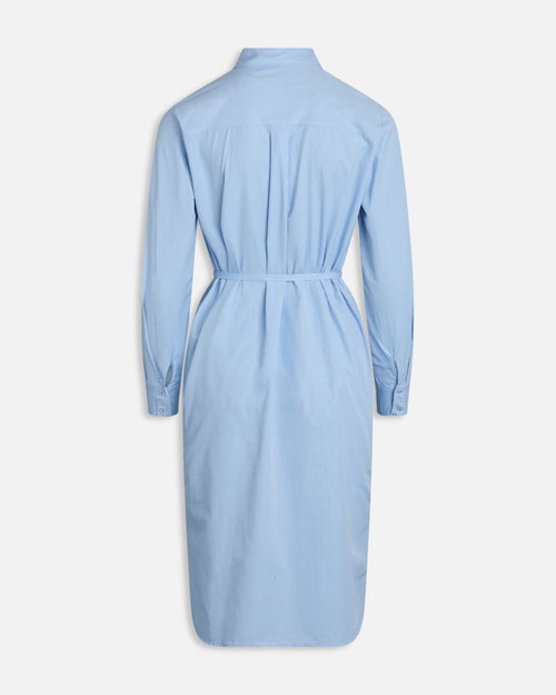 Morika Lang Skjortekjole - Medium Blå - Sisters Point - Blå
