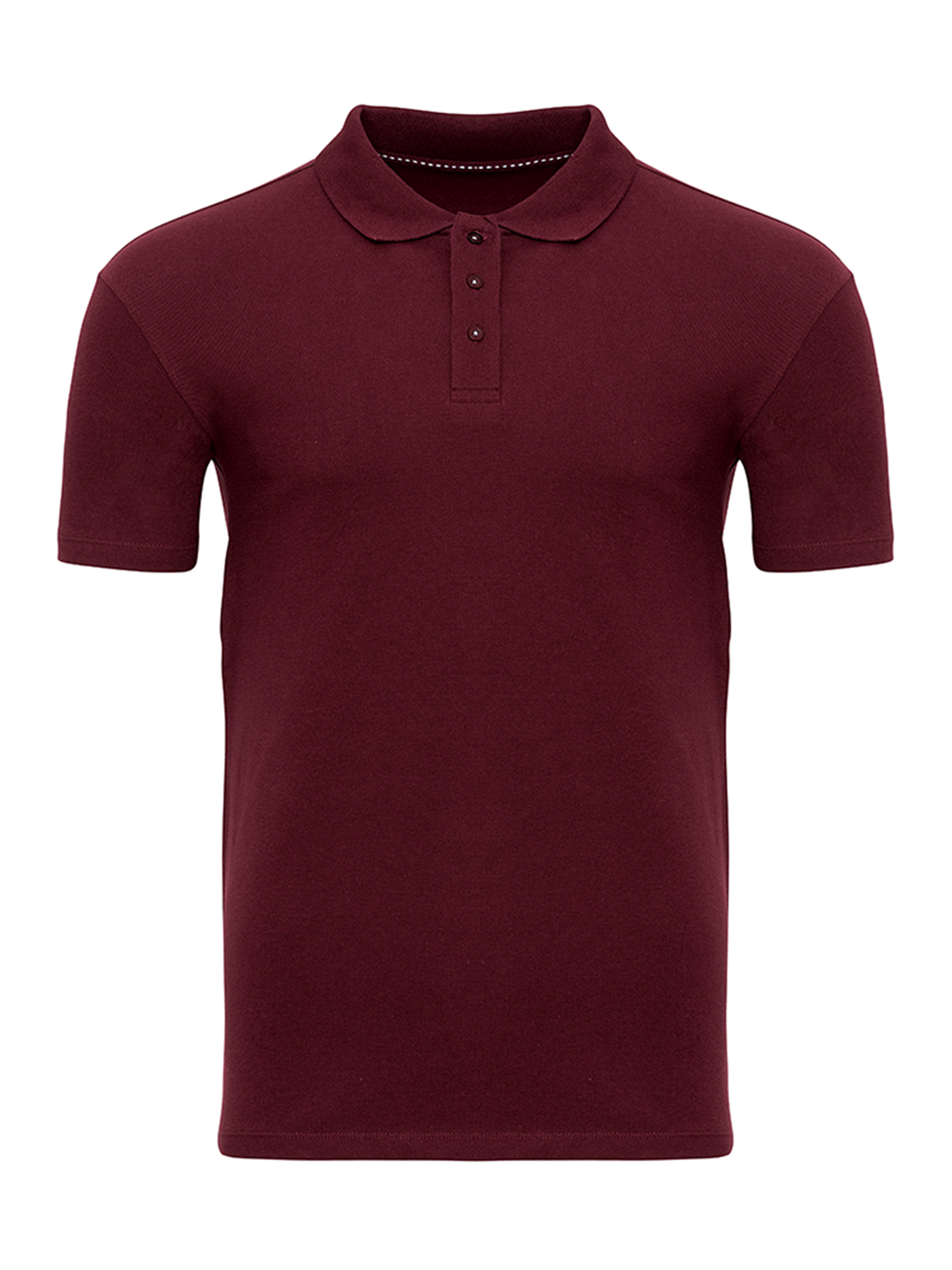 Muscle Polo Shirt - Bordeaux - TeeShoppen - Rød 2