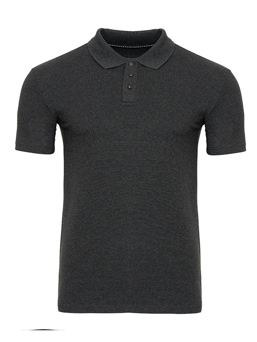 Muscle Polo Shirt - Mørkegrå - TeeShoppen - Grå