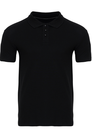 Muscle Polo Shirt - Sort