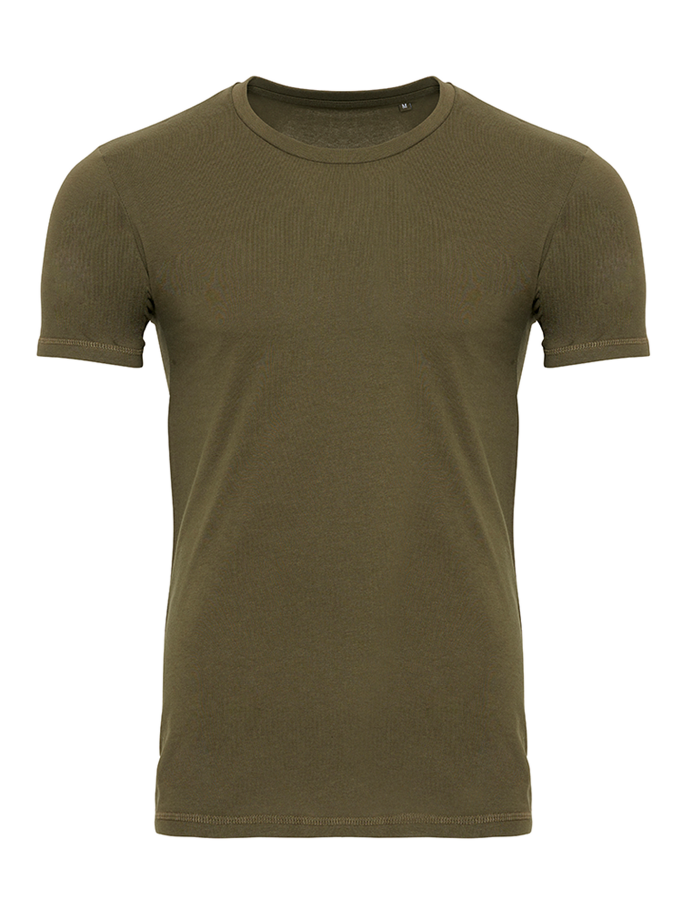 Muscle T-shirt - Armygrøn - TeeShoppen - Hvid 6