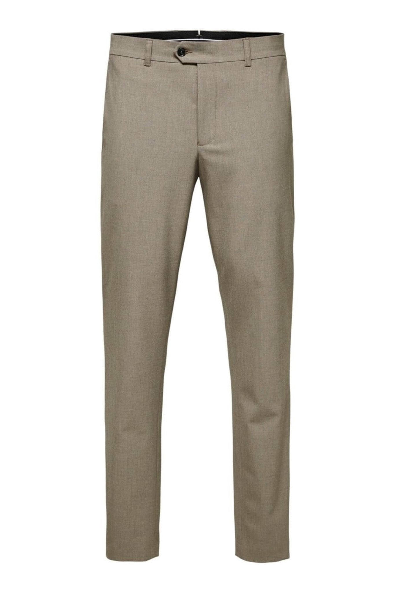NOOS - SLHSLIM-CARLO FLEX STRUC PANTS B NOOS - Sand - Selected Homme - Brun 6