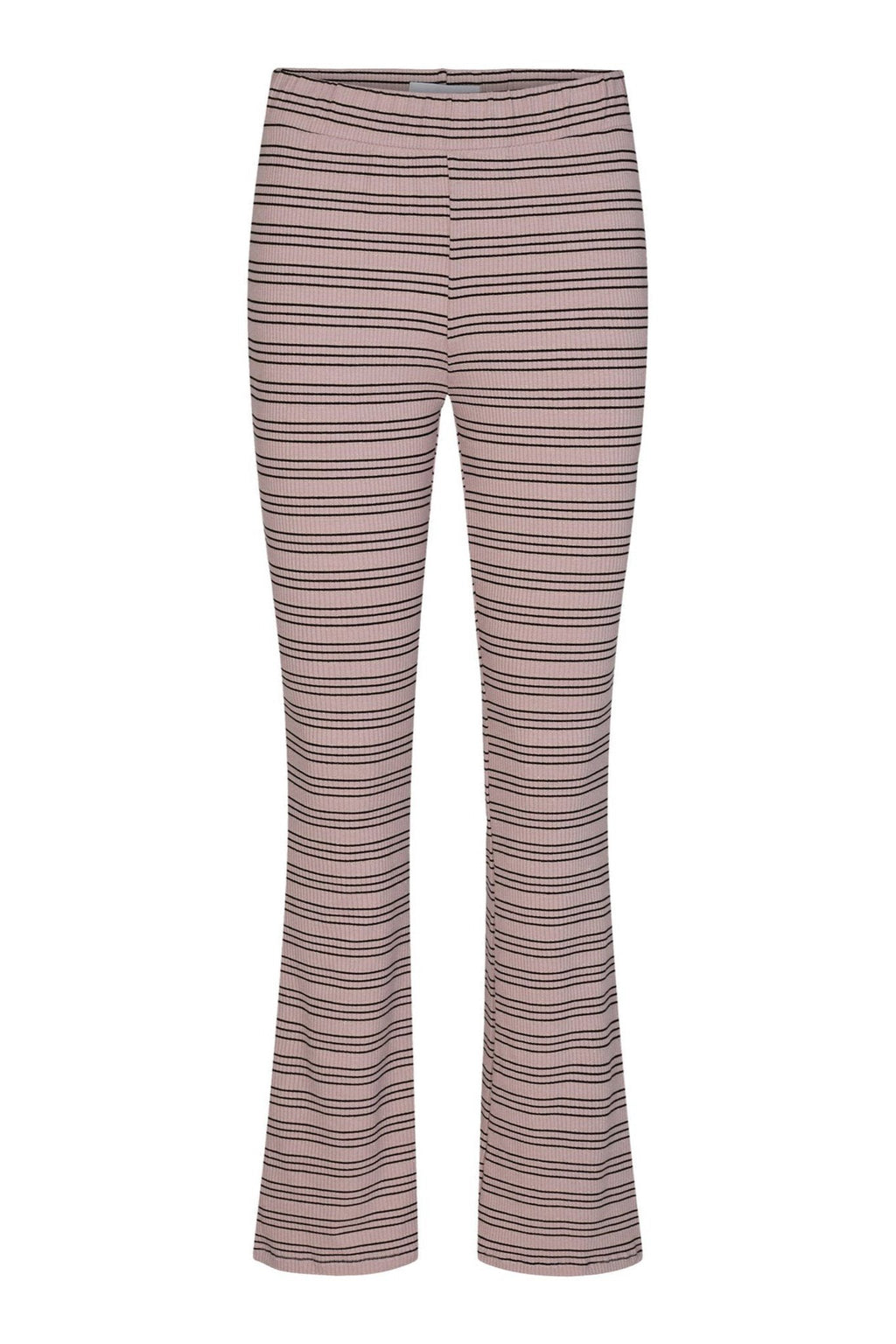 Natalia Flair Pants - Rose Gold Lurex