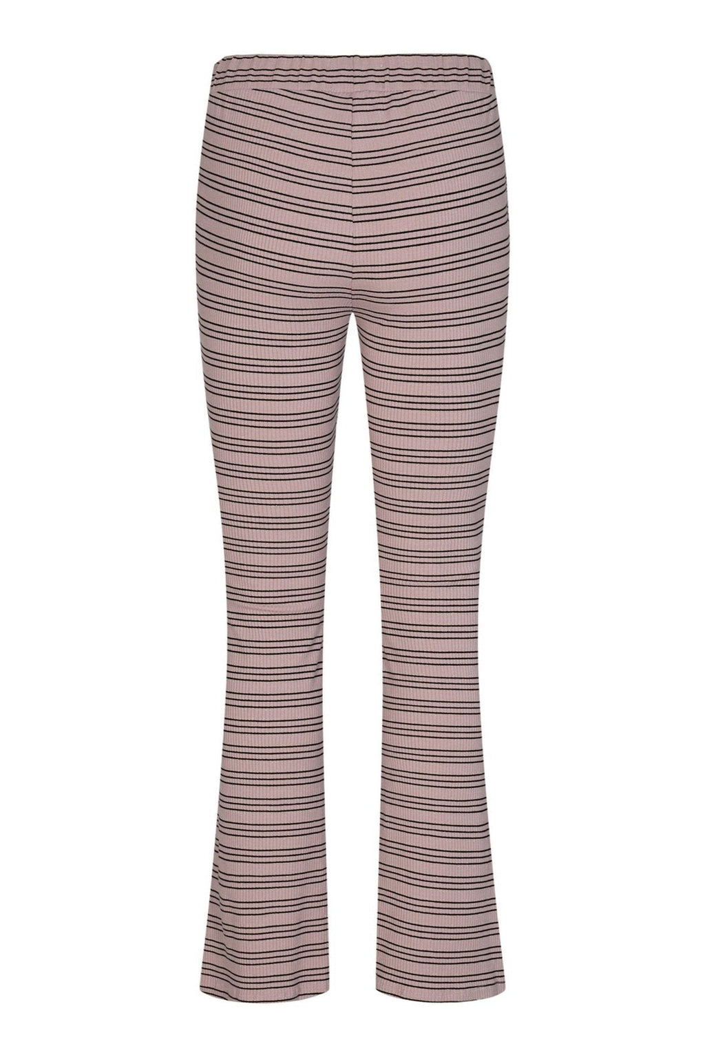 Natalia Flair Pants - Rose Gold Lurex