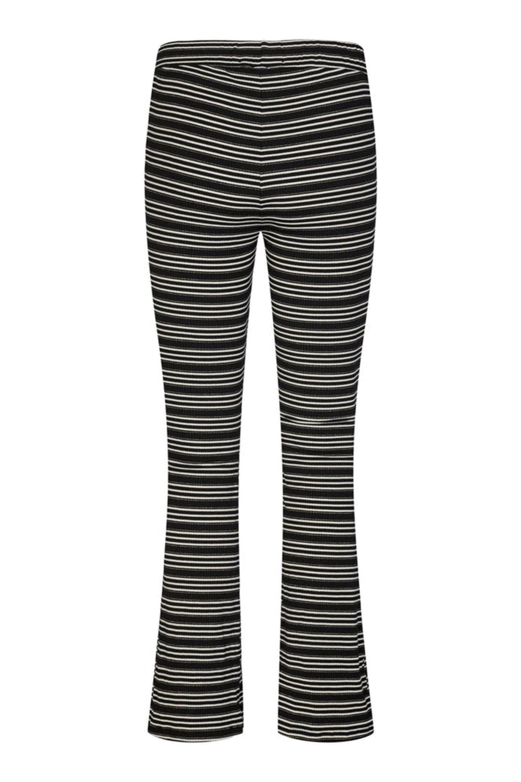 Natalia Flair Pants - Sort Guld Lurex