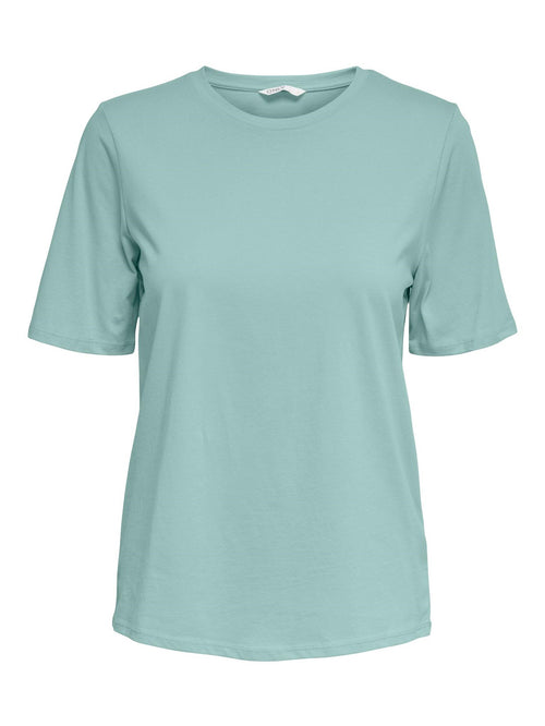 New-Only T-Shirt - Harbor Gray - ONLY - Blå
