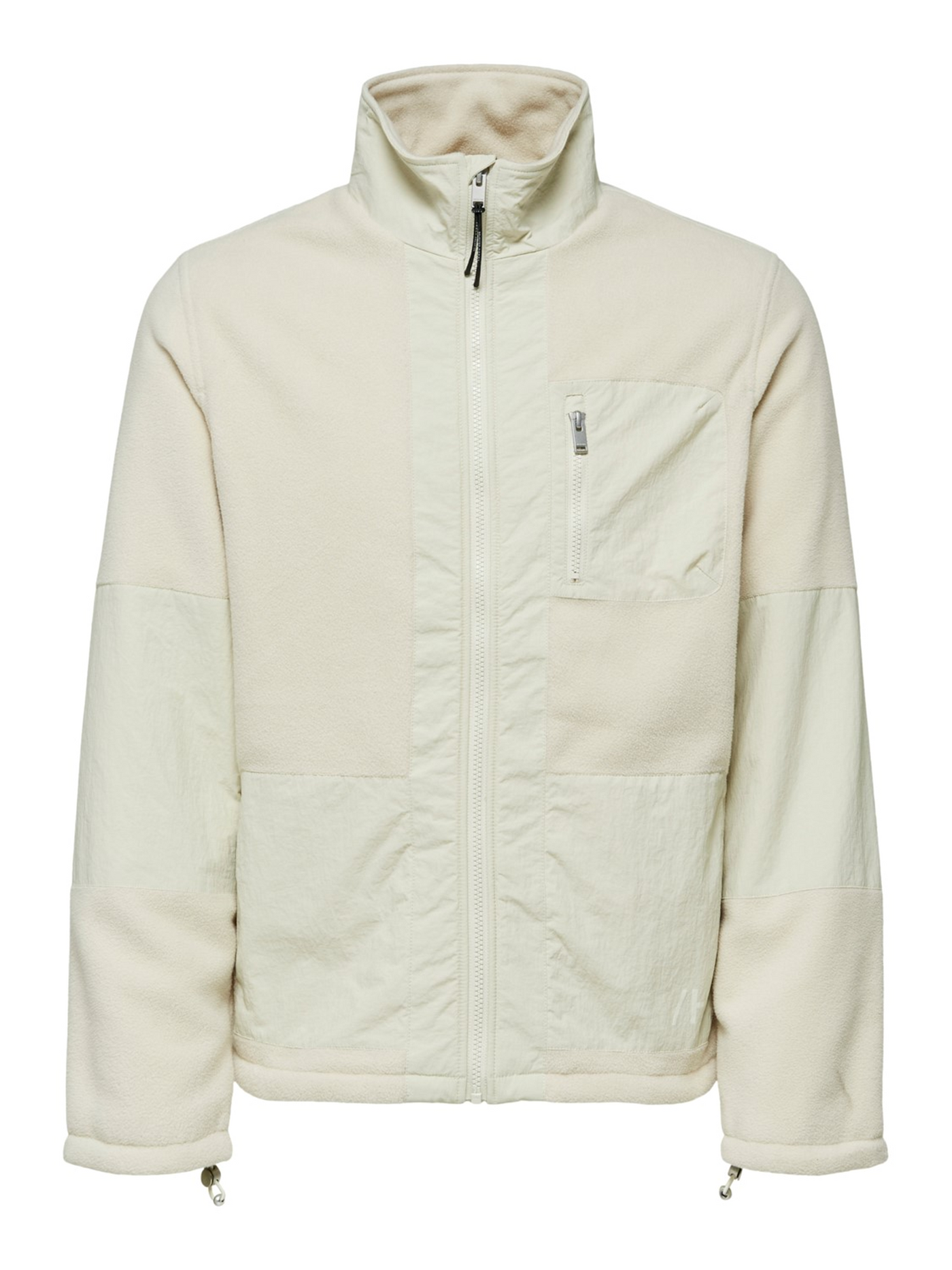 Nohr Fleece Jacket - Bone White - Selected Homme - Hvid 2