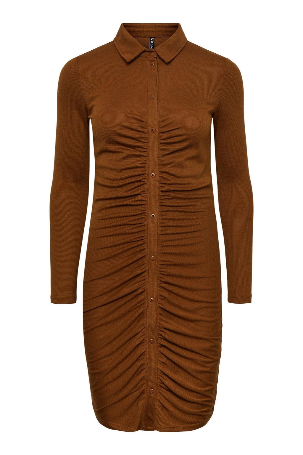 Norma Long Sleeve Dress - Brun