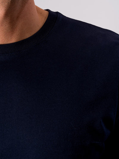 Basic T-shirt - Dark Navy - TeeShoppen - Blå 4