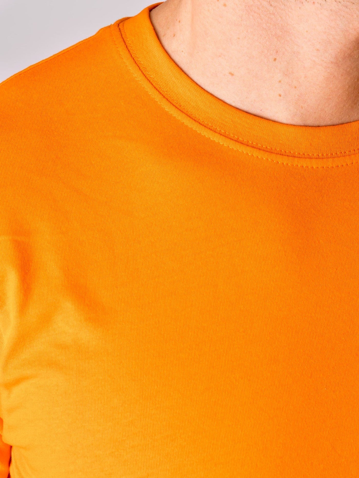 Basic T-shirt - Orange - TeeShoppen - Orange 4