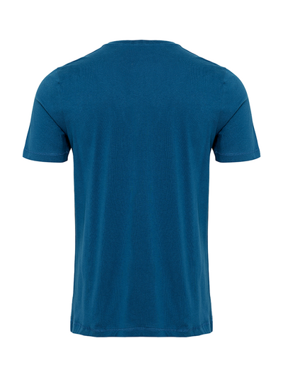 Basic T-shirt - Petroleumsblå - TeeShoppen - Blå 6