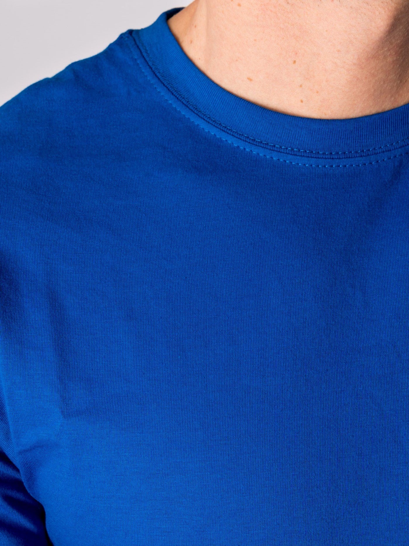 Basic T-shirt - Blå - TeeShoppen - Blå 4