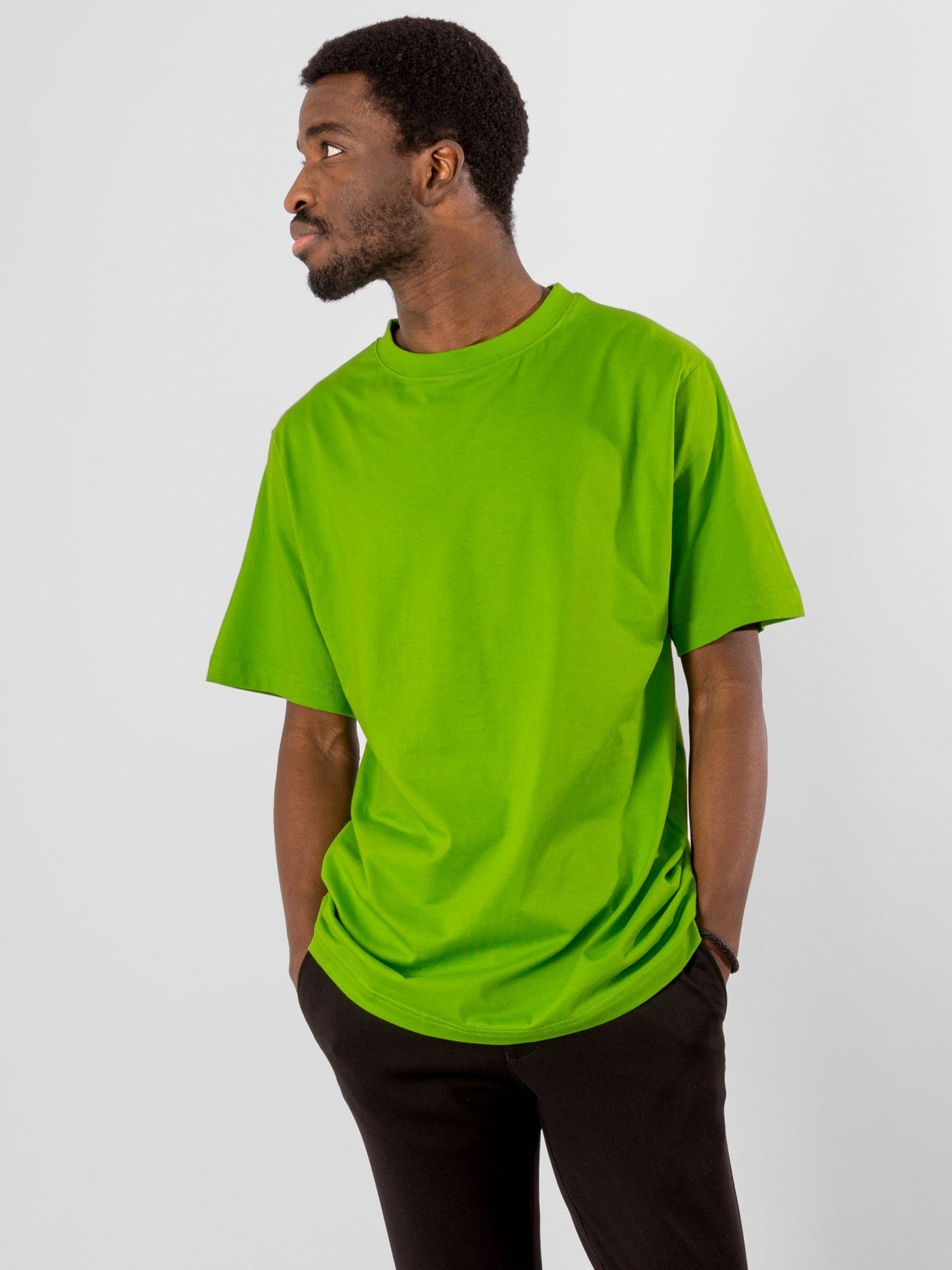 Oversized T-shirt - Lime Grøn - TeeShoppen - Grøn 3