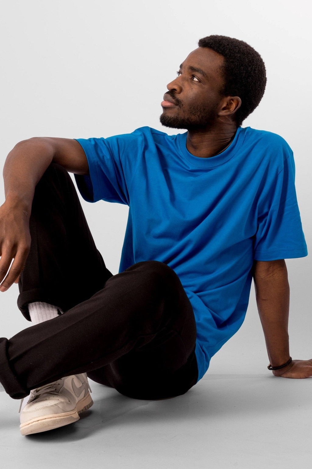 Oversized T-shirt - Turkis Blå