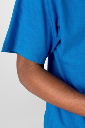 Oversized T-shirt - Turkis Blå