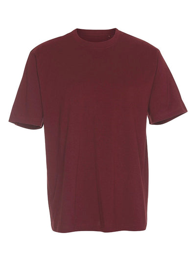 Oversized t-shirt - Bordeaux - TeeShoppen - Rød 4