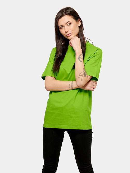 Oversized t-shirt - Lime - TeeShoppen - Grøn