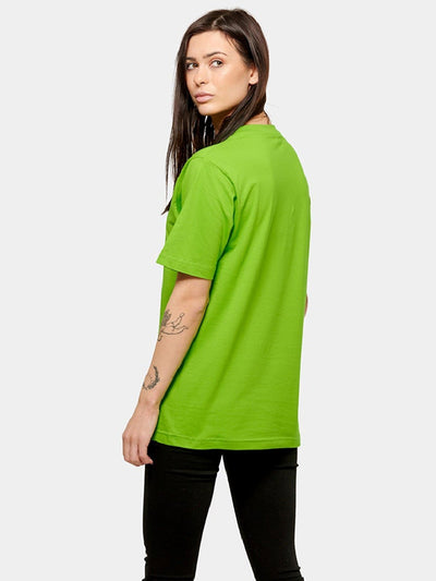 Oversized t-shirt - Lime - TeeShoppen - Grøn 5