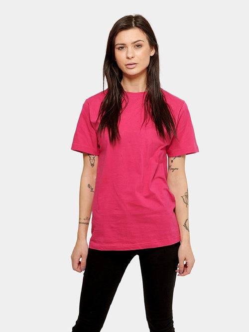 Oversized t-shirt - Pink - TeeShoppen - Lyserød