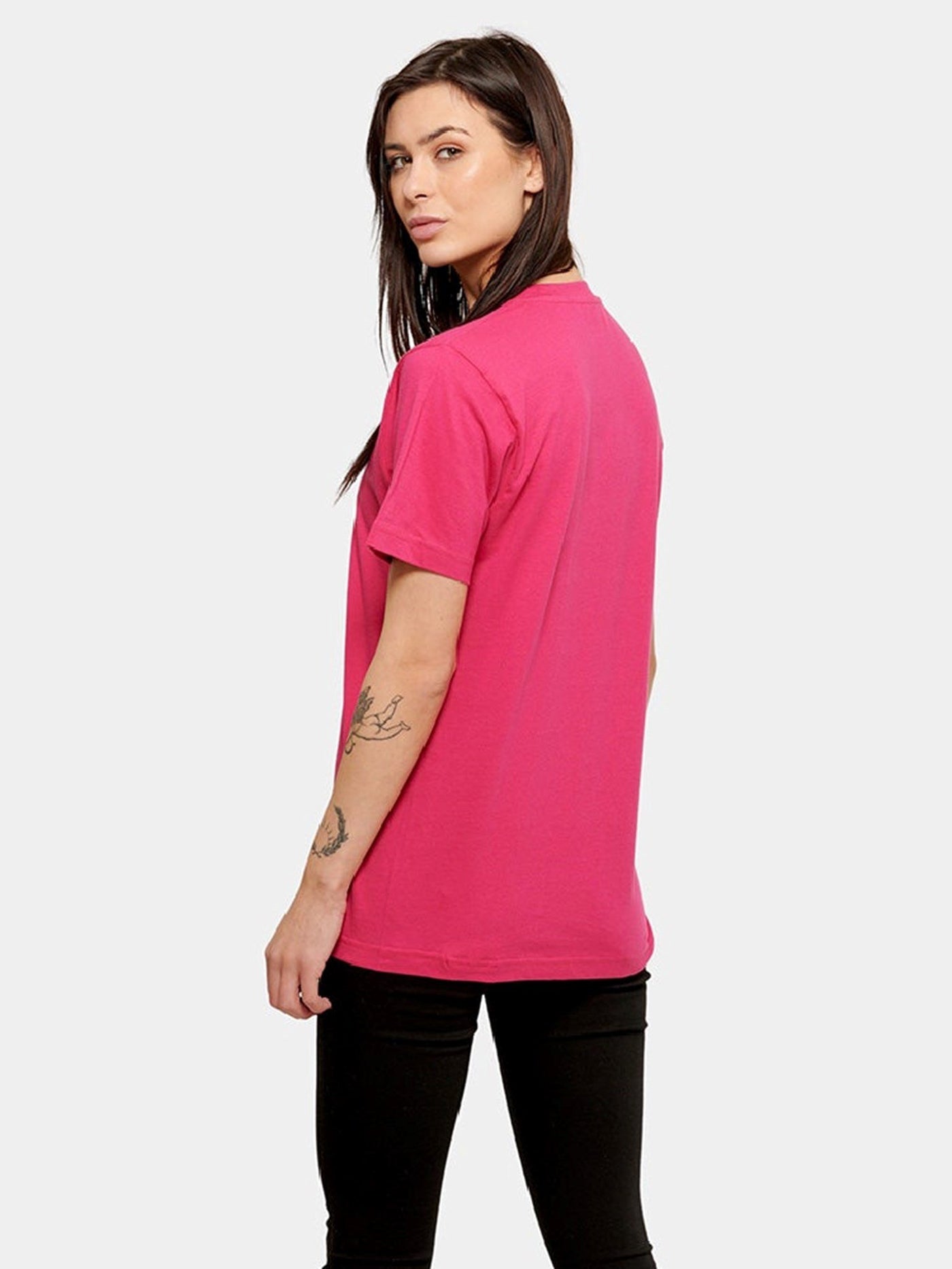 Oversized t-shirt - Pink - TeeShoppen - Lyserød 4