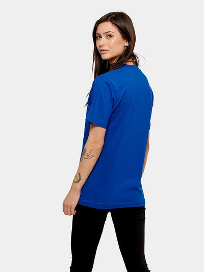 Oversized t-shirt - Royal - TeeShoppen - Blå 4