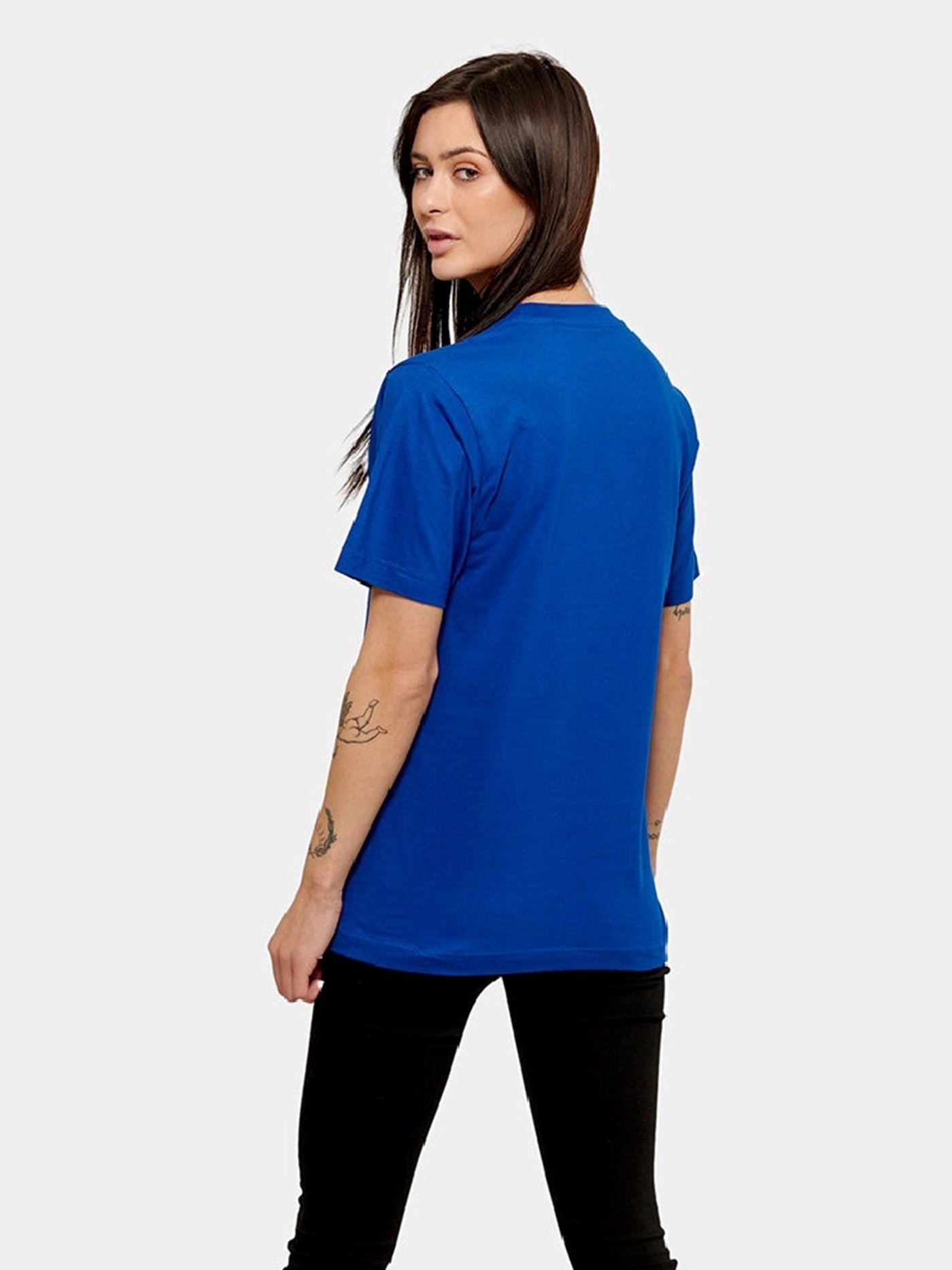 Oversized t-shirt - Royal - TeeShoppen - Blå 5