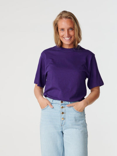 Oversized t-shirt - Violet - TeeShoppen - Lilla