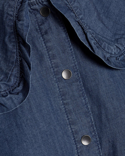 Ovia skjorte - Denim Blue - Sisters Point - Blå 3