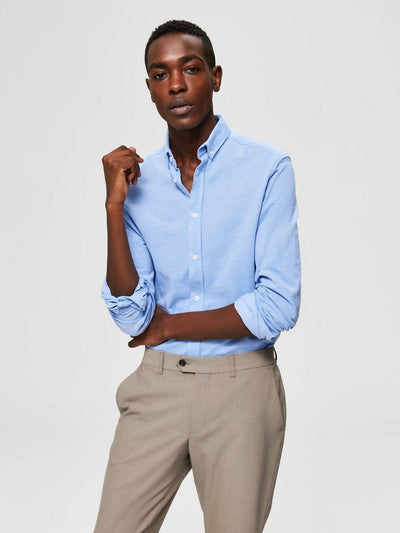 Oxford Premium Skjorte - Lyseblå - Selected Homme - Blå 2