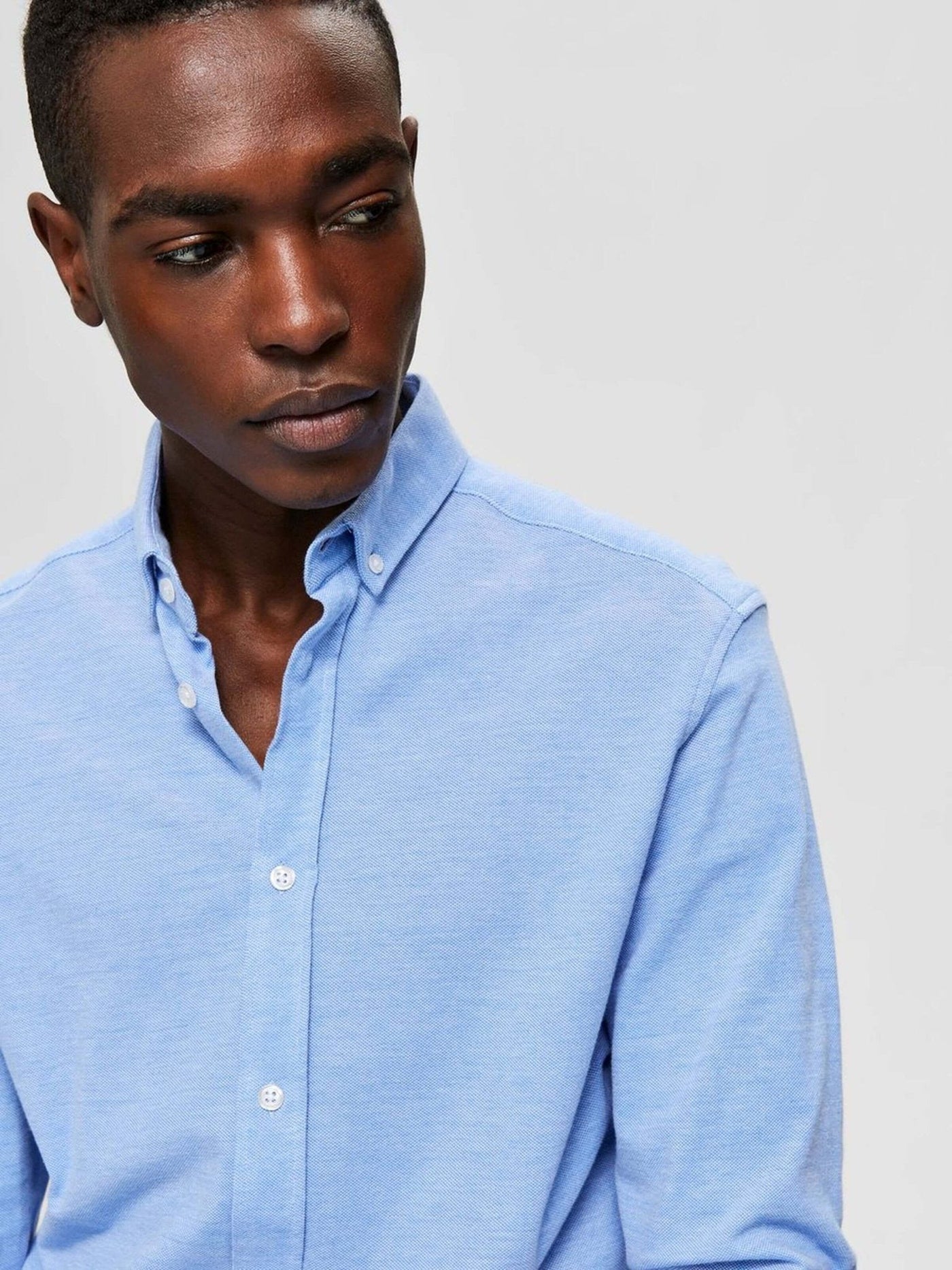 Oxford Premium Skjorte - Lyseblå - Selected Homme - Blå 3