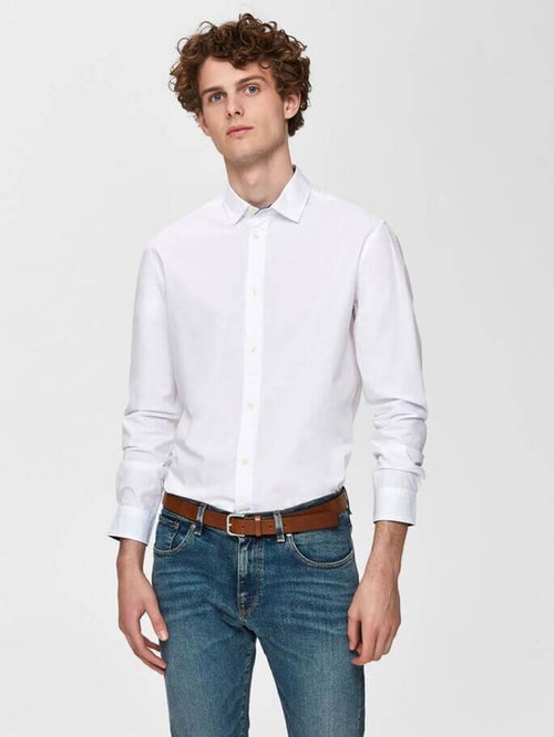 Oxford Skjorte - Hvid - Selected Homme - Hvid