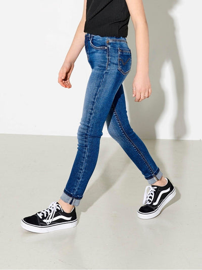 Paola Skinny Jeans - Medium denim blue - Kids Only - Blå 2