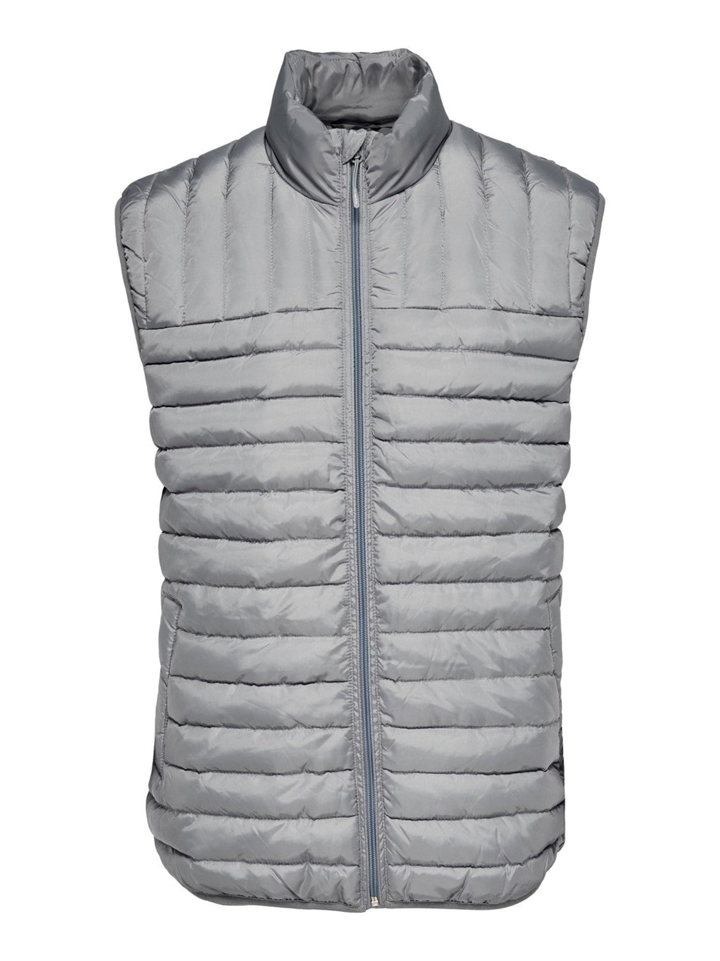 Paul Quilted Vest - Grå - Only & Sons - Grå 3