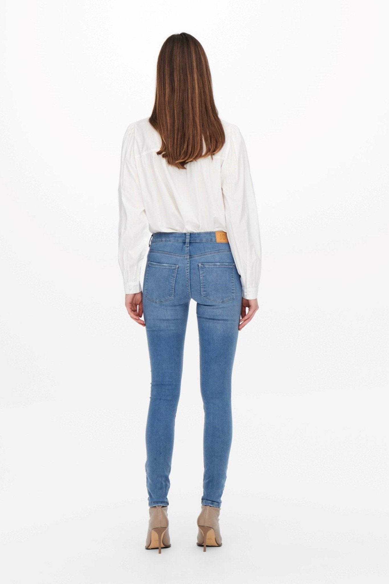 De Originale Performance Jeans - Lyseblå (Mid Waist) - Jacqueline de Yong - Blå 4